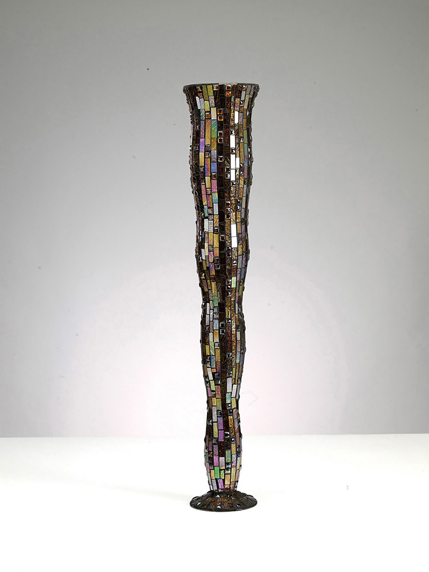 Luana Mosaic Art Glassware Diyas Home Vases